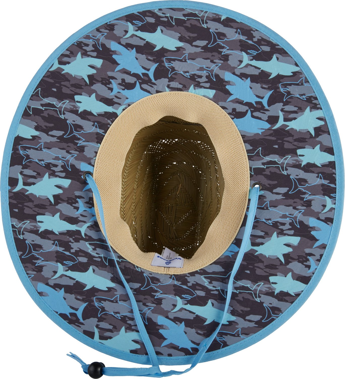 O'Rageous Boys' Underbrim Camo Sharks Print Lifeguard Hat - view number 3