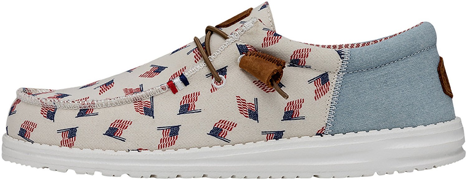 HEYDUDE Unisex Wally Flag Americana Shoes Academy