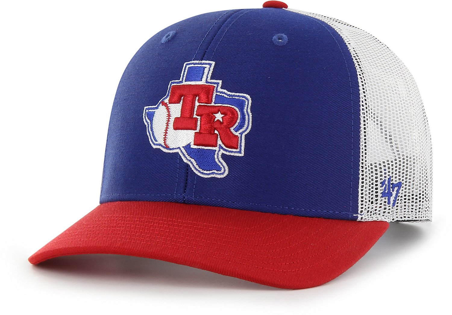 47 Texas Rangers Side Note Trucker Cap | Academy