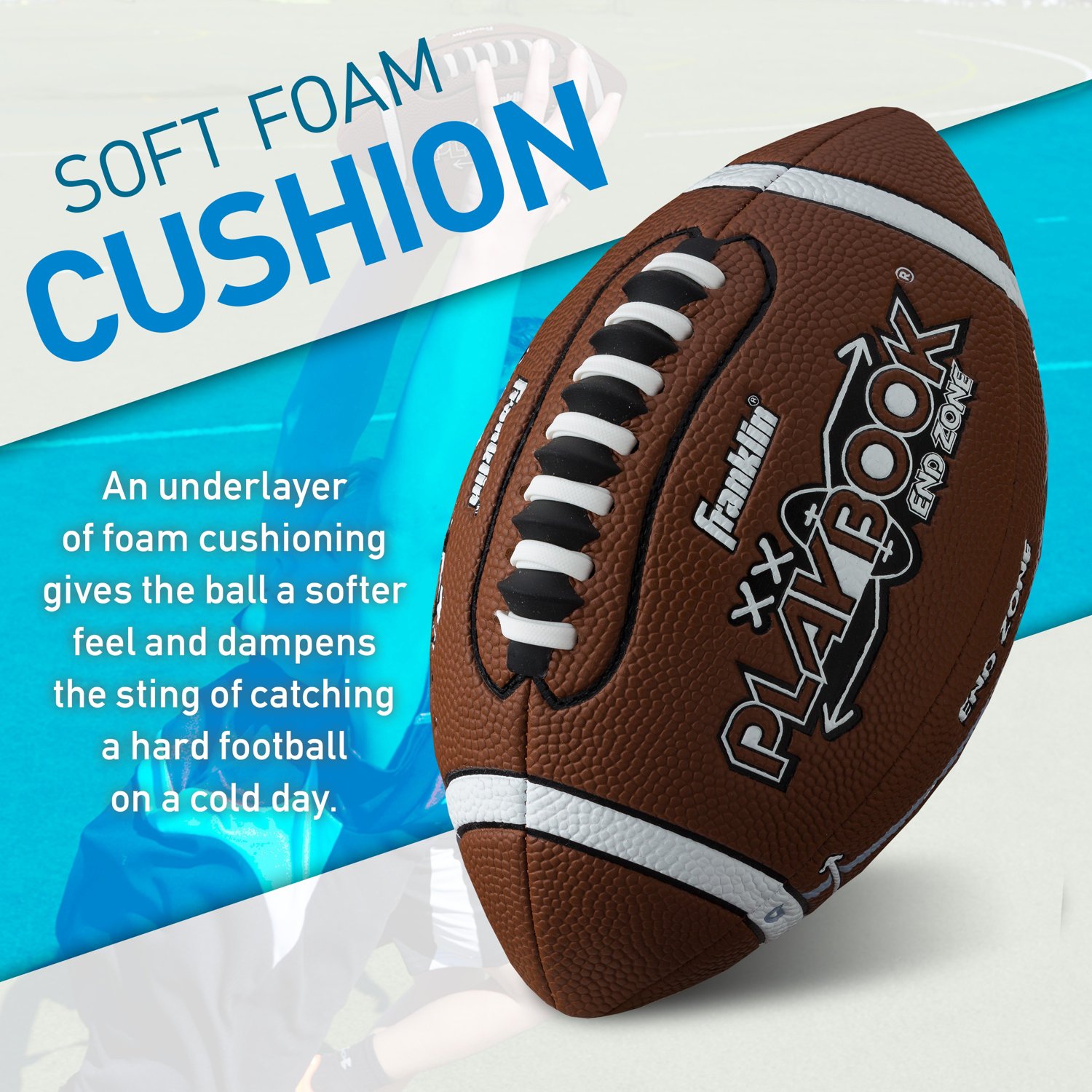 Franklin Playbook Junior Youth Outdoor Football                                                                                  - view number 3