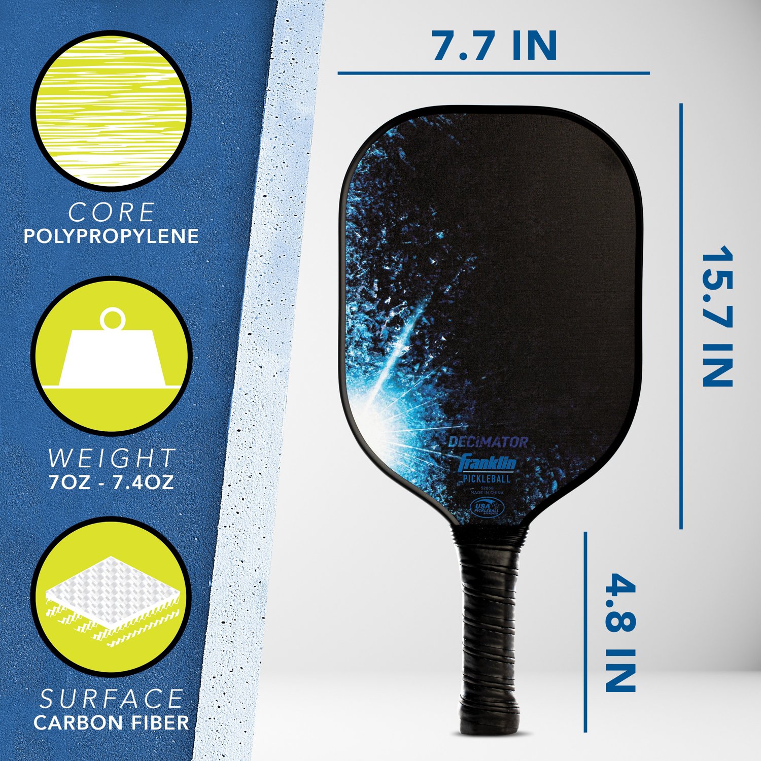 Franklin 2-Player Carbon Fiber X-40 Pickleball Set - view number 4