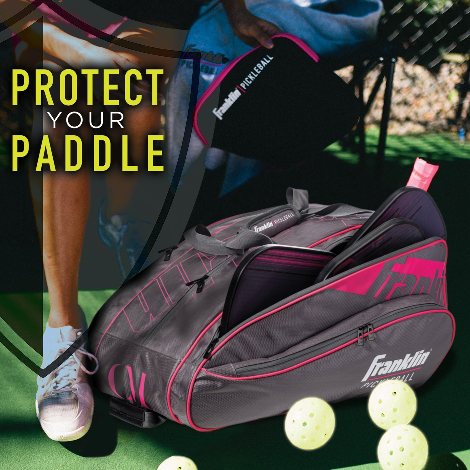 Franklin Sports Pro Pickleball Paddle - Aspen Kern Pro Tournament Pickleball Paddle - USA Pickleball (USAPA) Goedgekeurd Carbon Fiber Pickleball Racket - Officieel Centre Pickleball Paddle - Goud