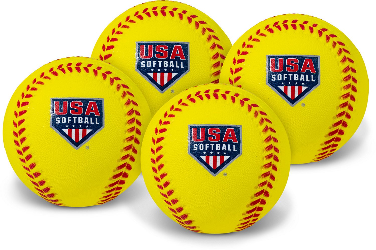Franklin USA Foam Practice Softballs 4Pack Academy