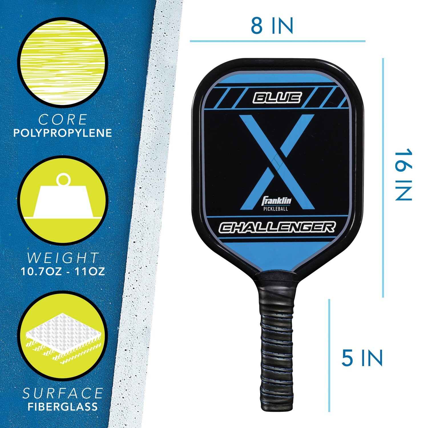 Franklin Pickleball-X Performance 2 Player Aluminum Paddle And Ball Set