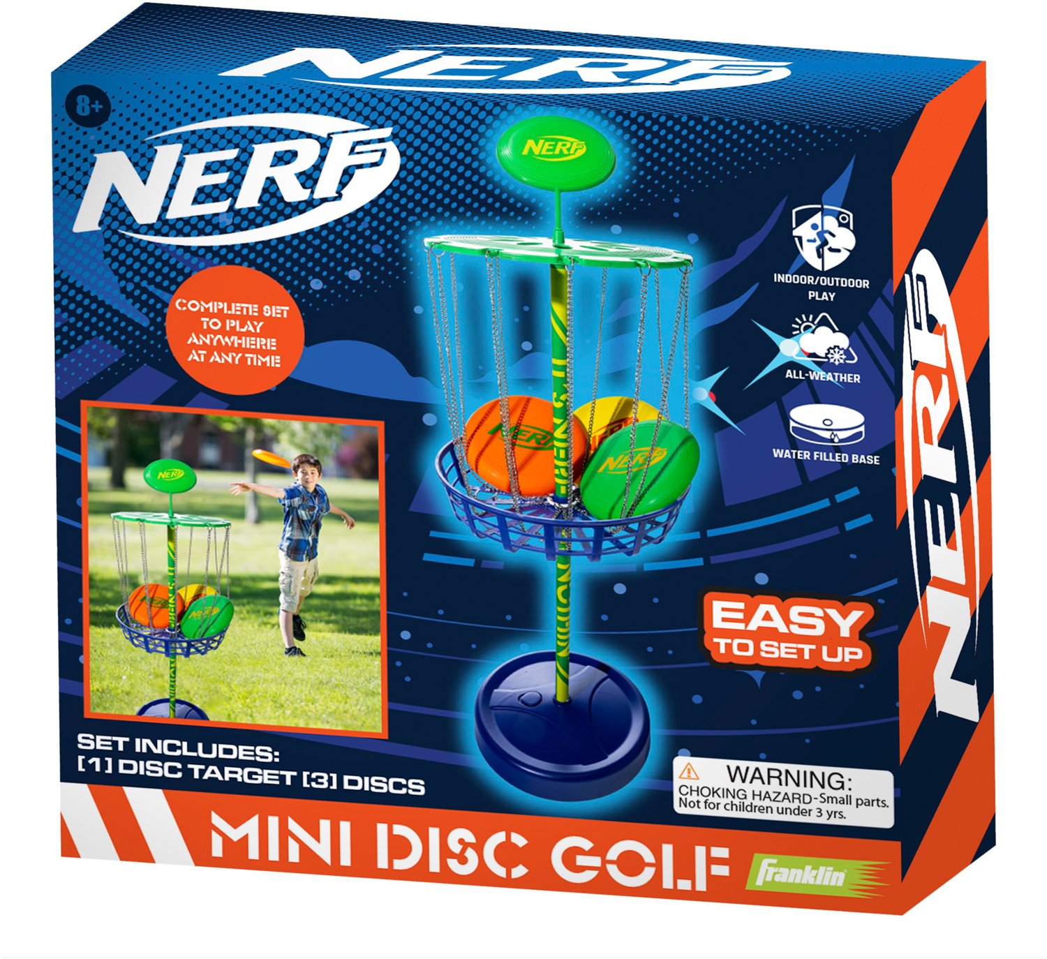 NERF Disc Golf Starter Set Academy