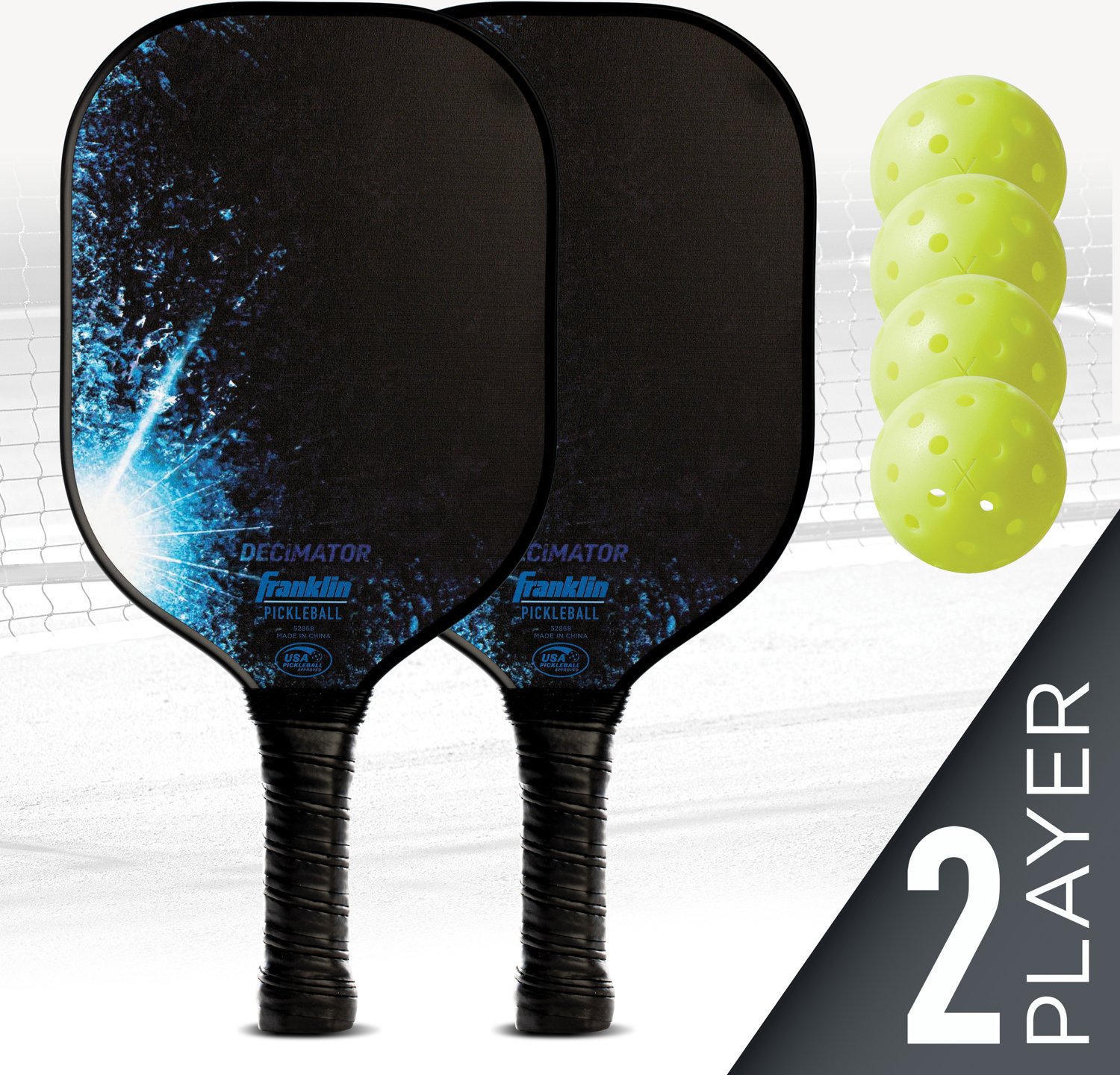 Franklin 2-Player Carbon Fiber X-40 Pickleball Set - view number 3