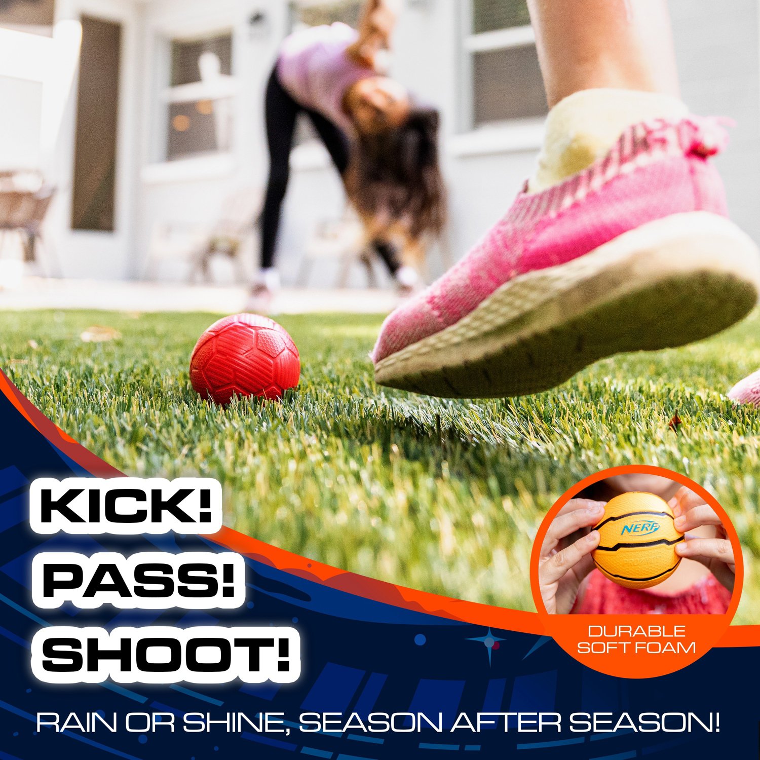 NERF Mini Foam Sports Ball Set Academy