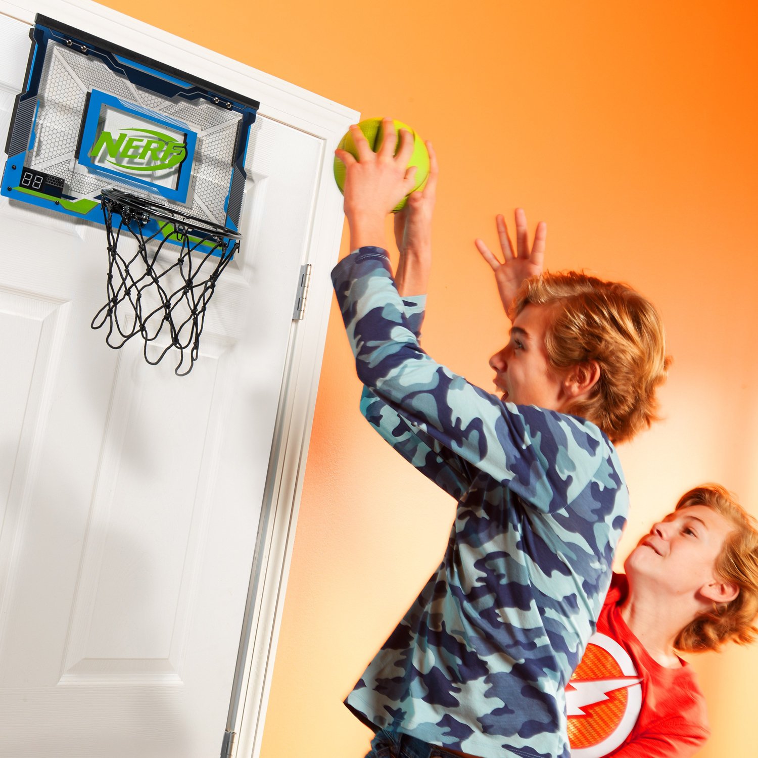 NERF LED OvertheDoor Mini Basketball Hoop Academy