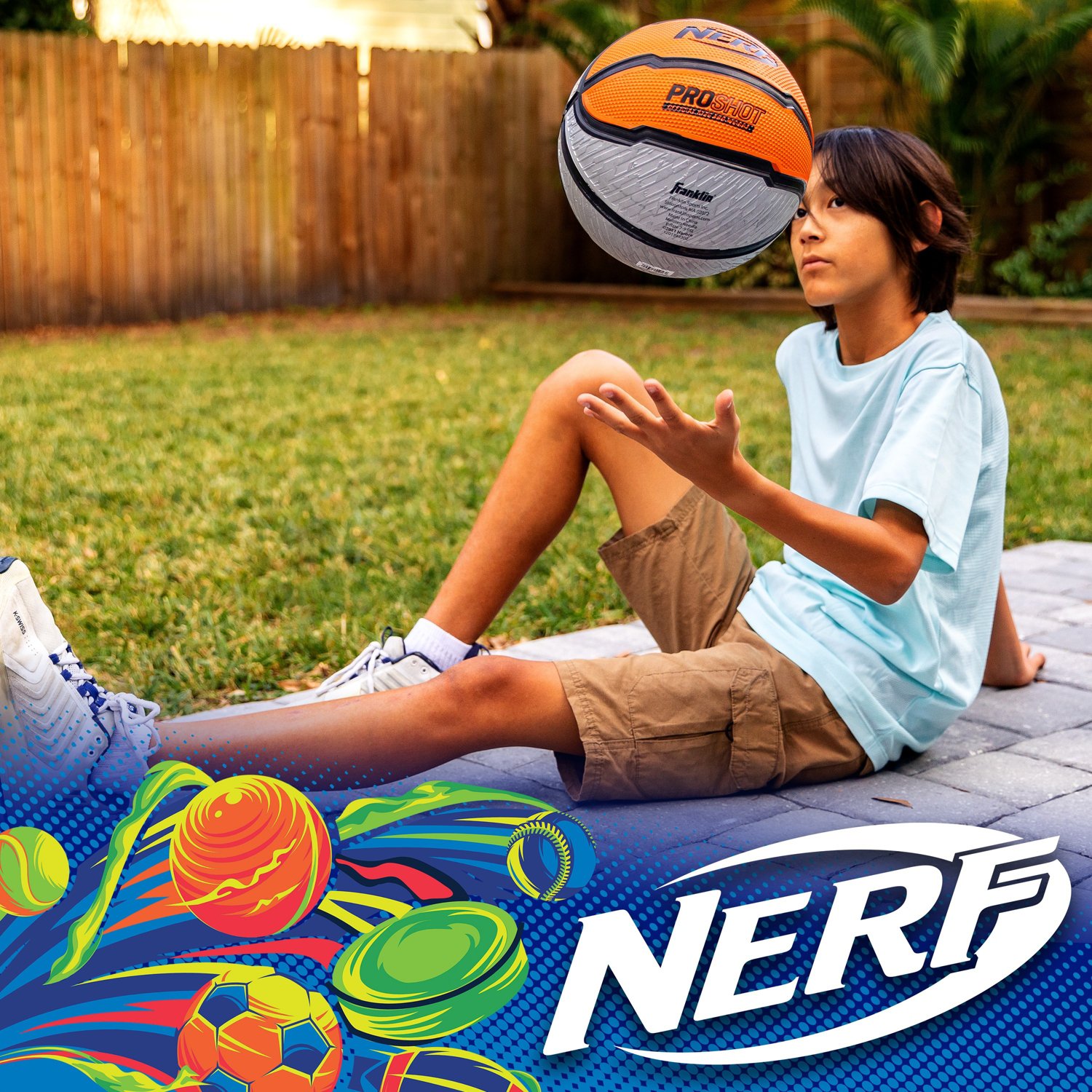 NERF Proshot Official Size B7 Basketball Academy