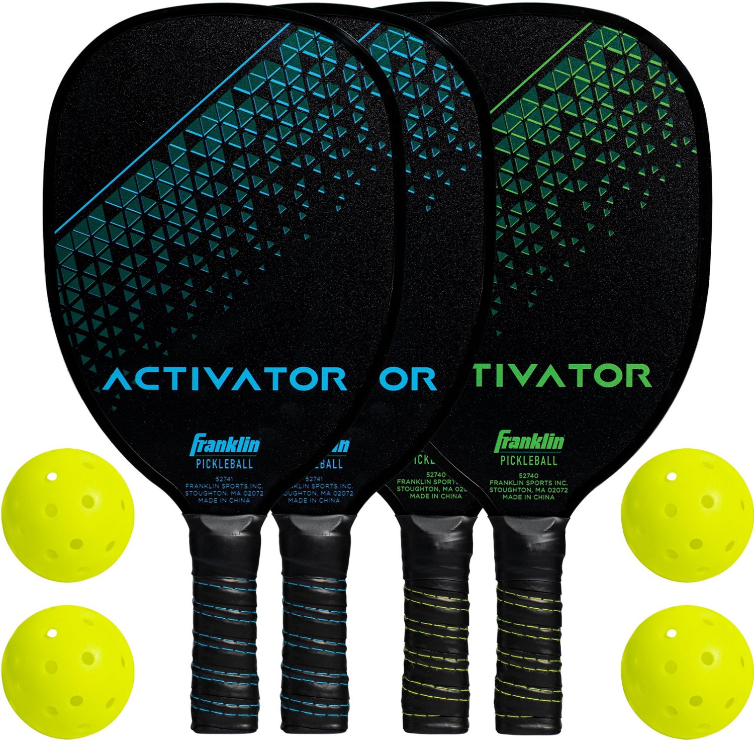 Franklin Activator 4 Player Wooden Pickleball Paddle and Ball Set | Academy