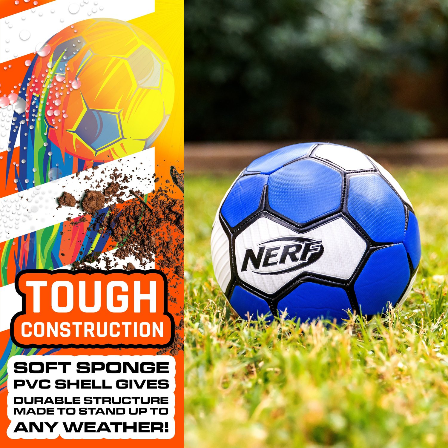 NERF Proshot Official Size 5 Soccer Ball | Academy