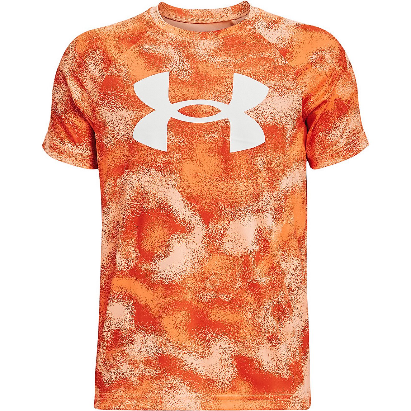 Under Armour Boys' UA Tech Printed Short Sleeve T-shirt                                                                          - view number 1