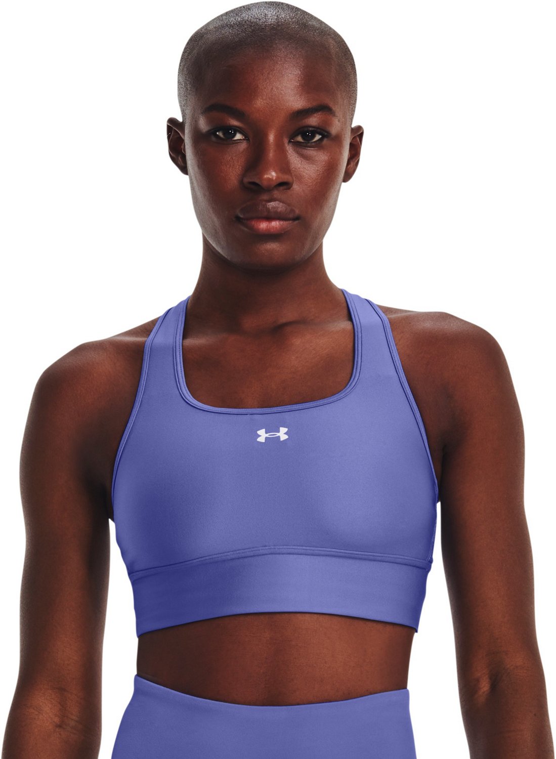Under Armour Women's Crossback Longline Medium Support Sports Bra Academy