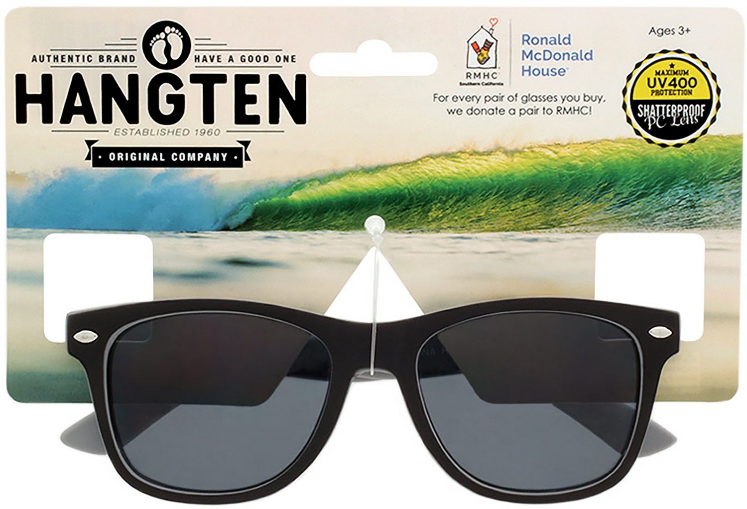 Hang Ten Wayfarer Sunglasses                                                                                                     - view number 3