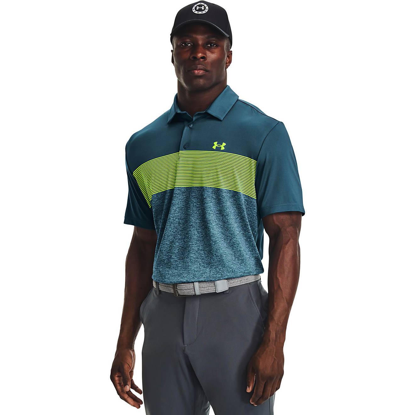 Under Armour Men’s Playoff 3.0 Striped Polo                                                                                    - view number 1