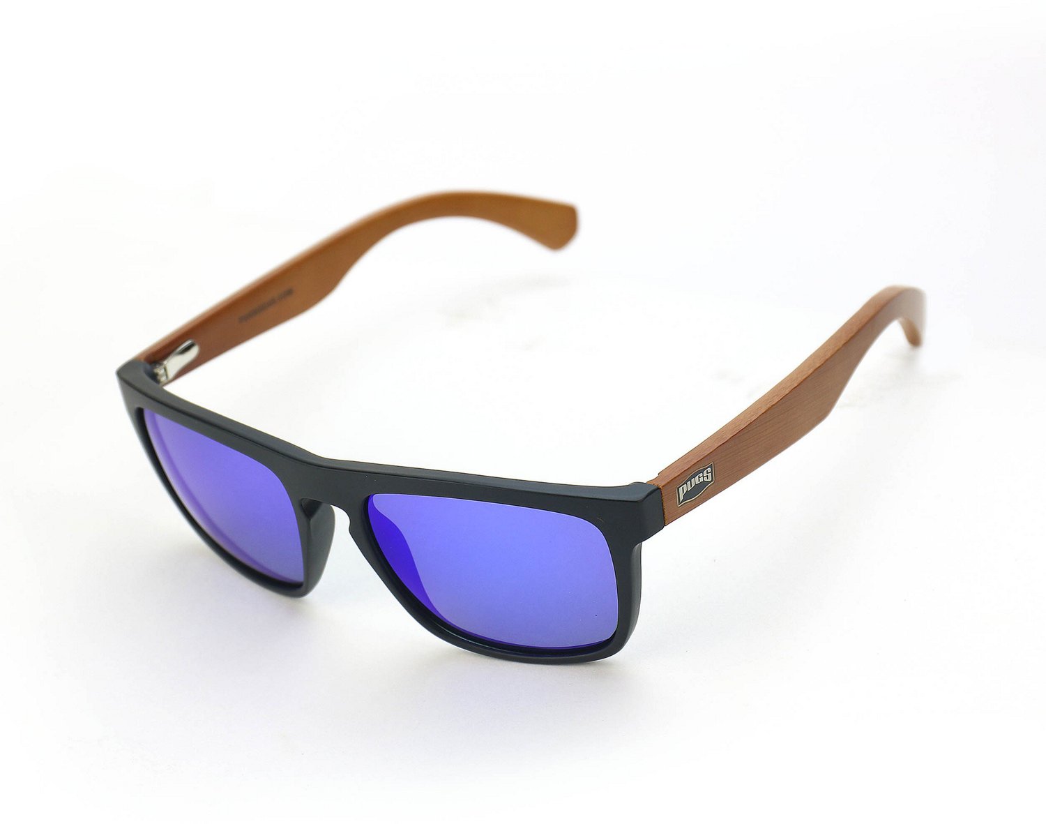 PUGS Elite Wayfarer Bamboo Sunglasses