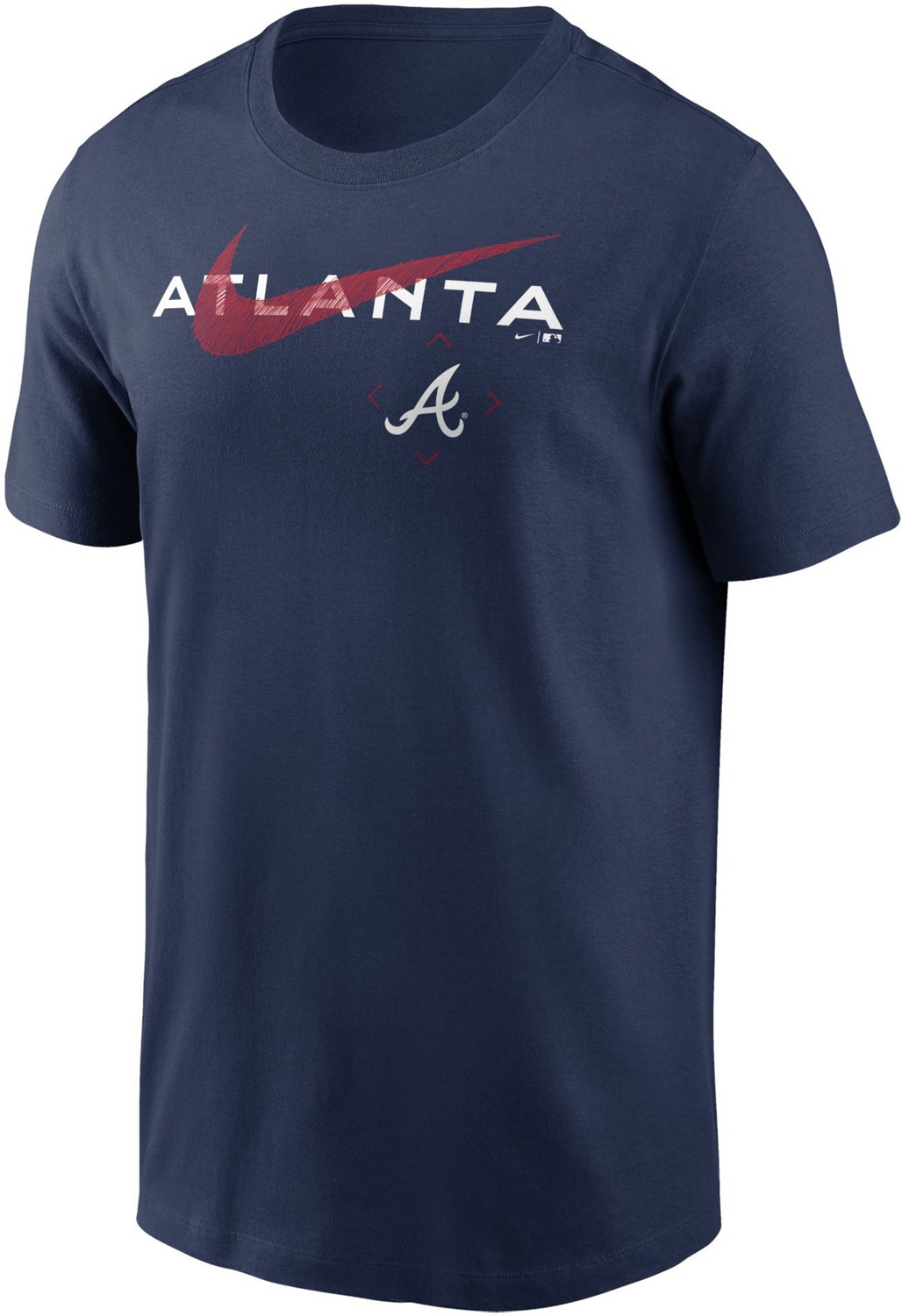 Nike Men's Atlanta Braves Top Line Up Fashion T-shirt | Academy