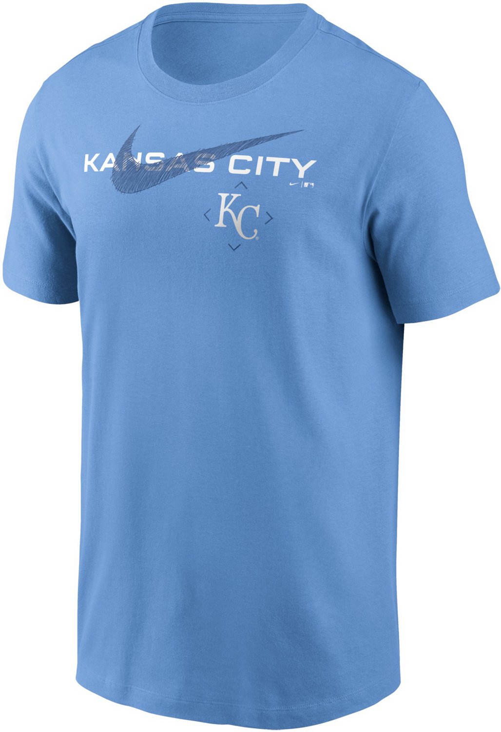 Nike Men's Kansas City Royals Swoosh Neighborhood Short Sleeve T-shirt