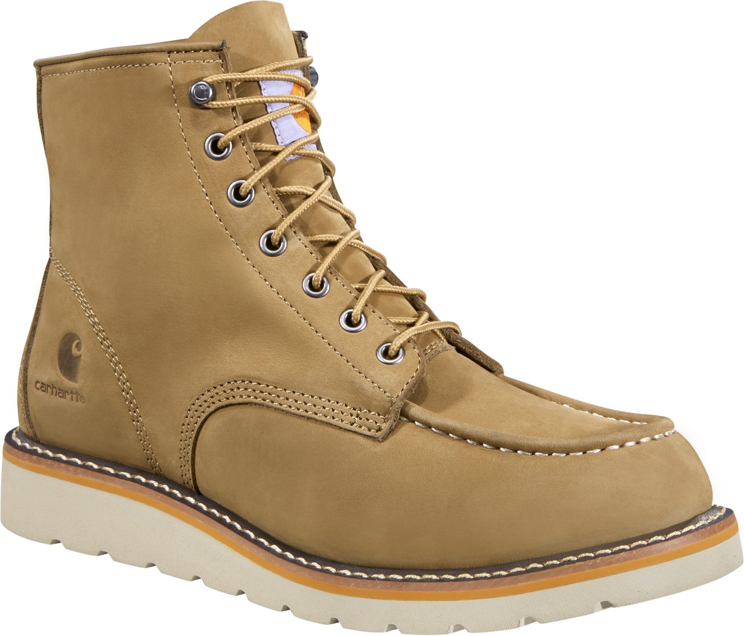 Carhartt Men's Lightweight 6 in Moc Toe Wedge Boots                                                                              - view number 3