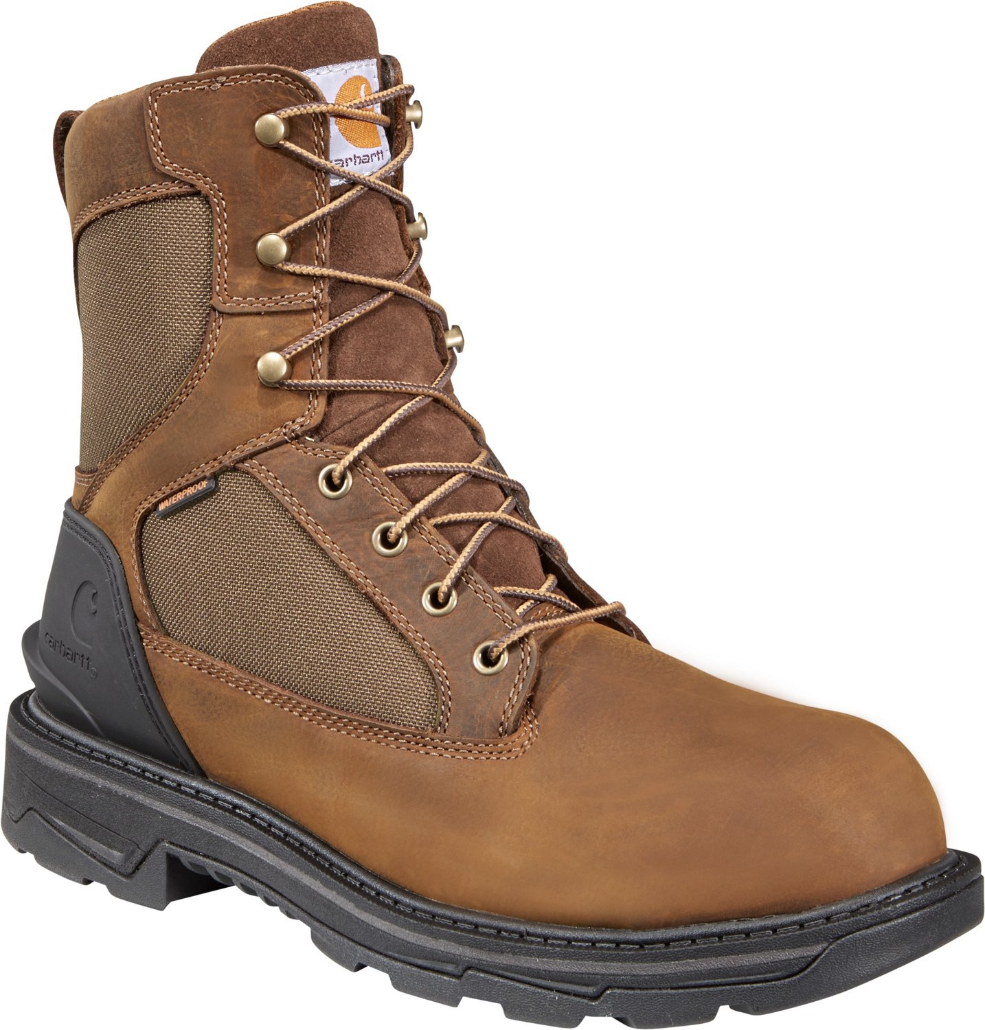 Carhartt Men's Ironwood 8 in Waterproof Soft Toe Work Boots - view number 3