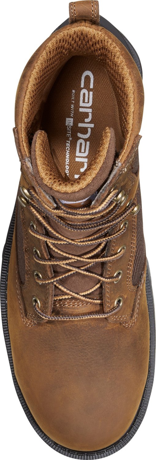 Carhartt Men's Ironwood 8 in Waterproof Soft Toe Work Boots - view number 7