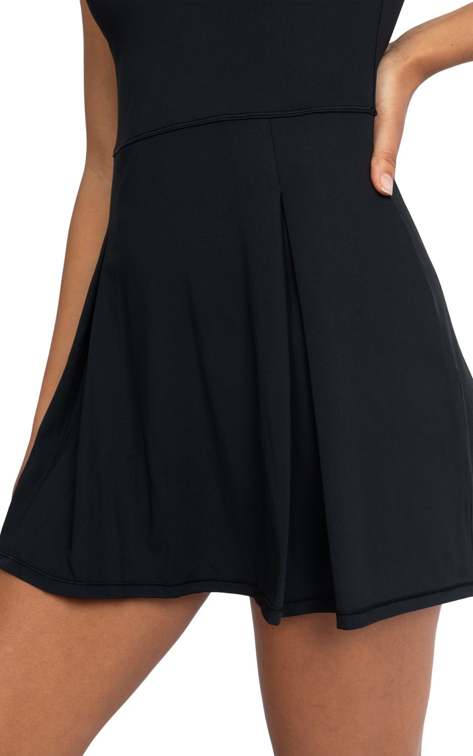 90 Degree by Reflex Women's Airlux Racerback Collar Charm Pleated Dress                                                          - view number 5