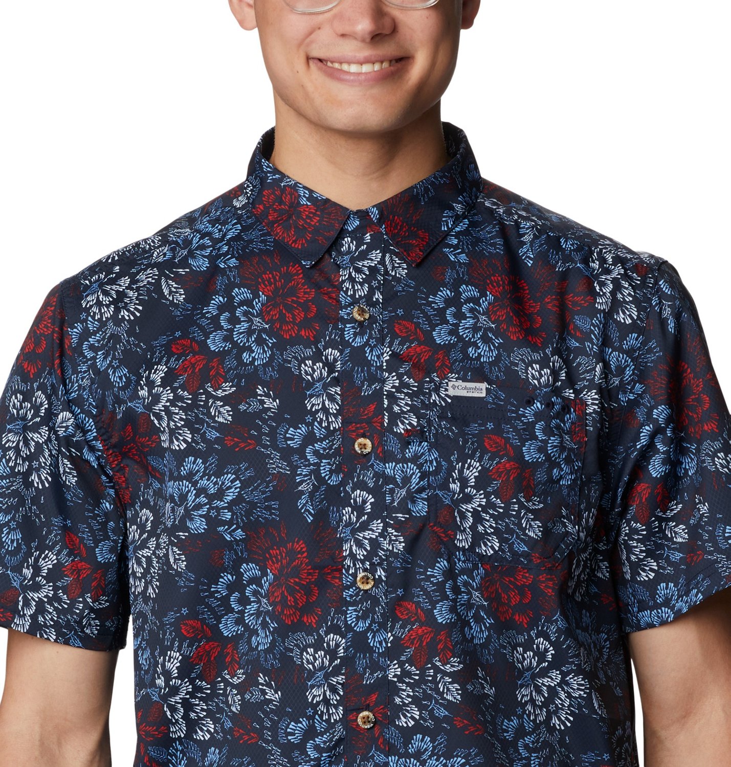 Columbia Sportswear Men's Super Slack Tide Camp Shirt Academy