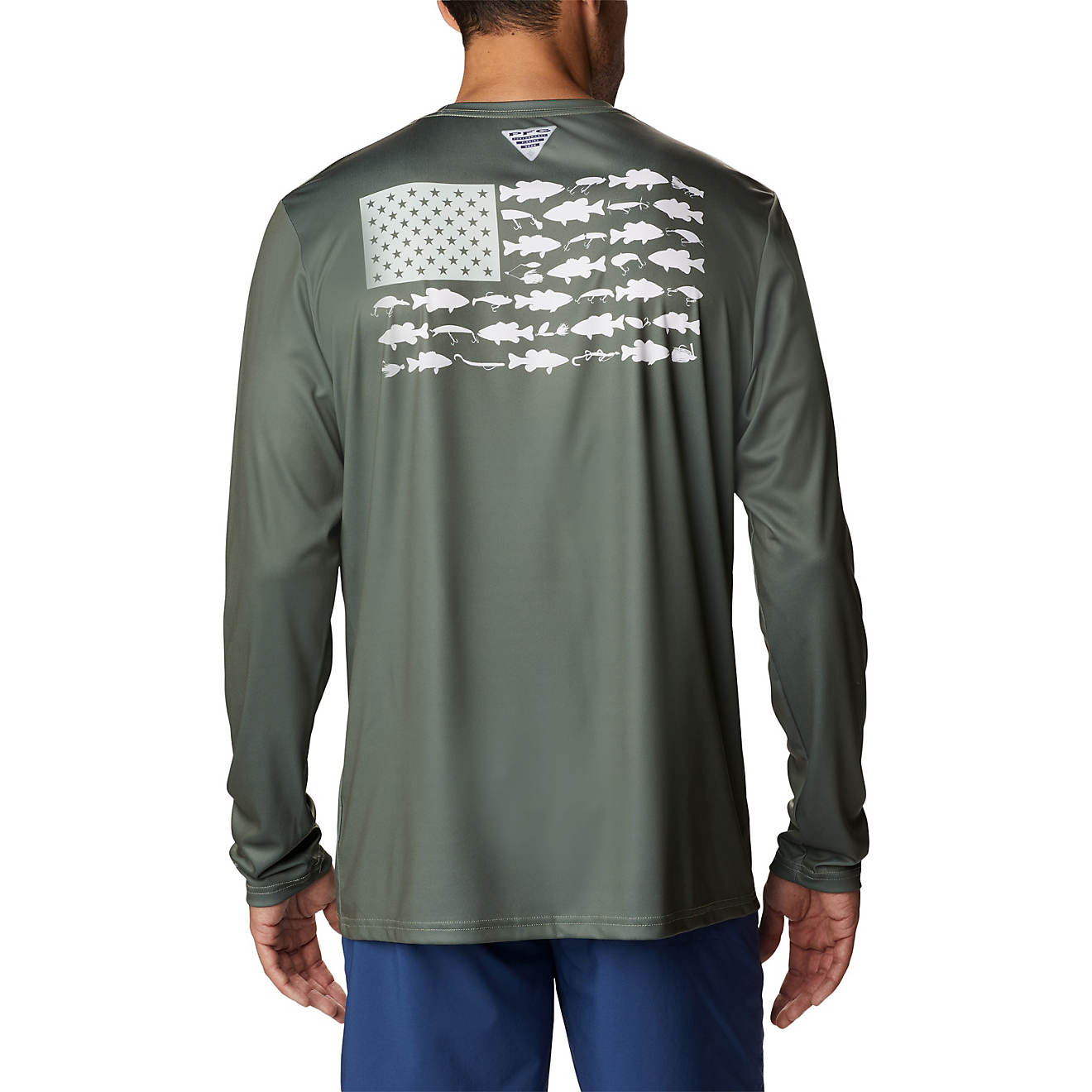 Columbia Sportswear Men's Terminal Tackle PFG Fish Flag Long Sleeve T-shirt                                                      - view number 1