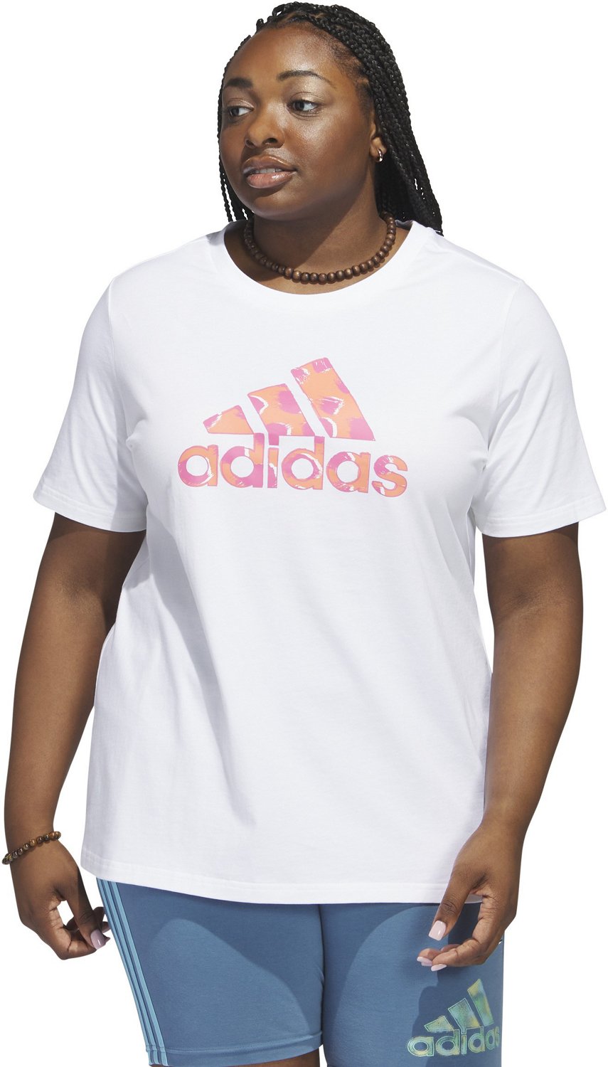 Plus Size adidas Logo Tee