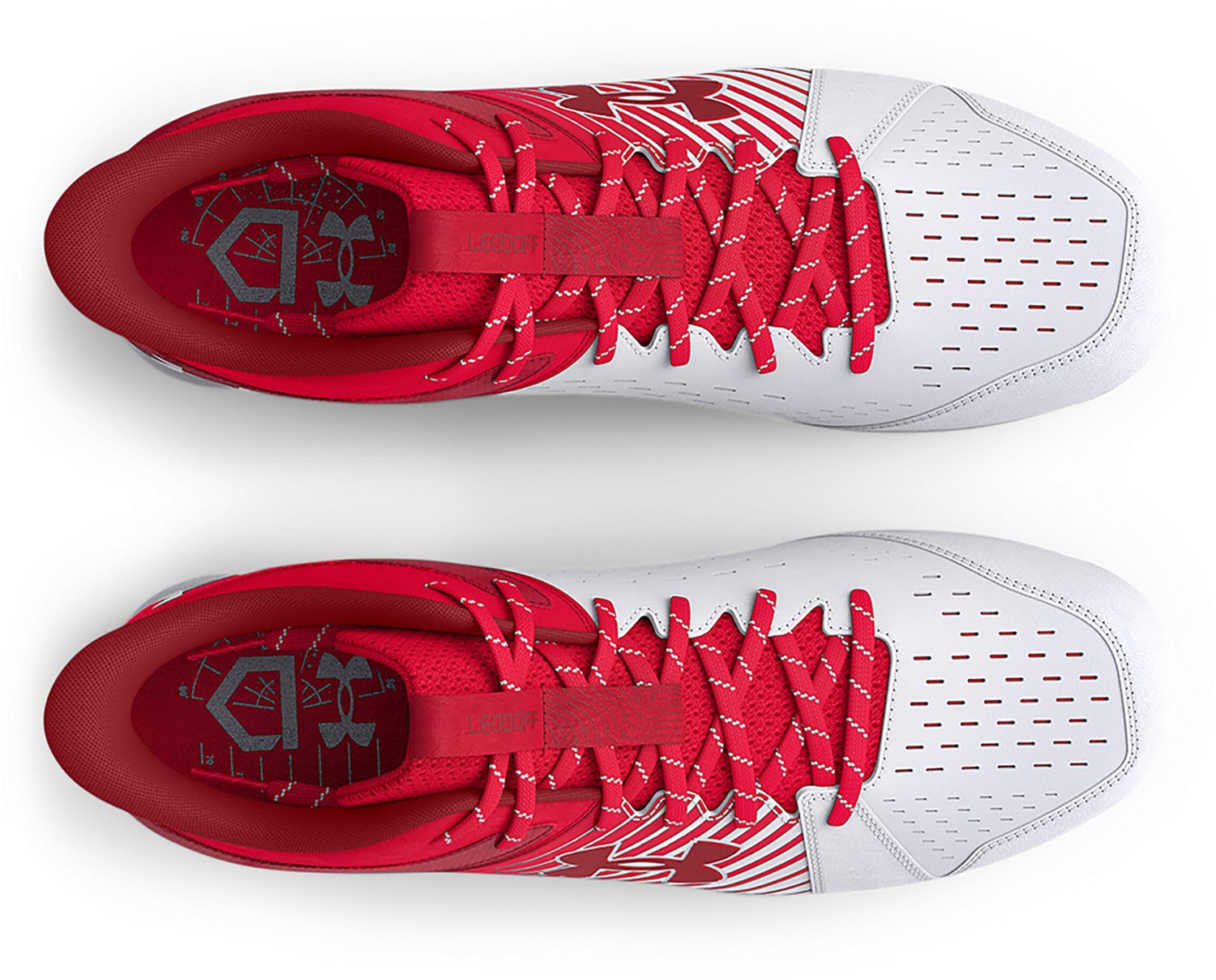 Under Armour Adults' Leadoff Mid Rubber Molded Baseball Cleats - view number 4