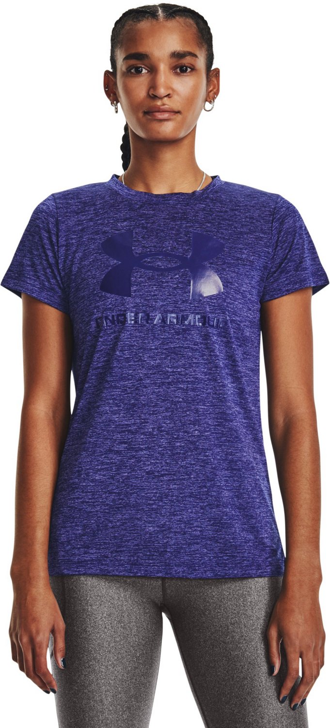 Under Armour Women's Tech Twist Script BL Gel Graphic T-shirt