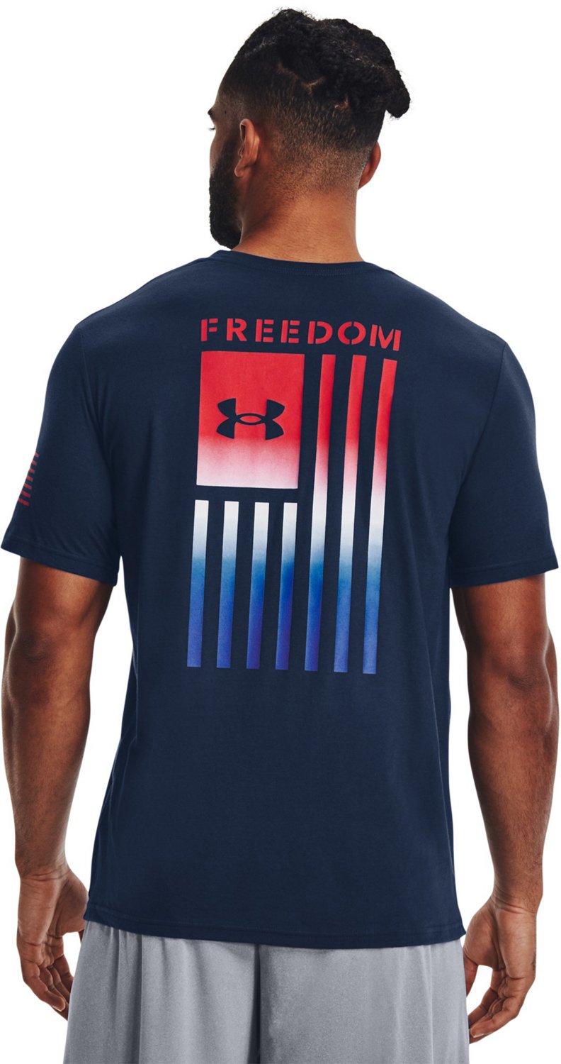 Under Armour Freedom Flag Men's T-Shirt : : Fashion