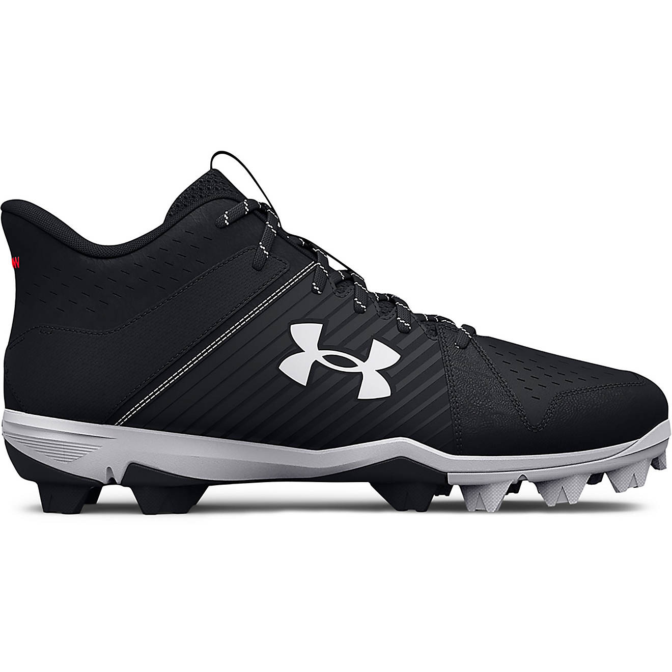 Under Armour Adults' Leadoff Mid Rubber Molded Baseball Cleats                                                                   - view number 1