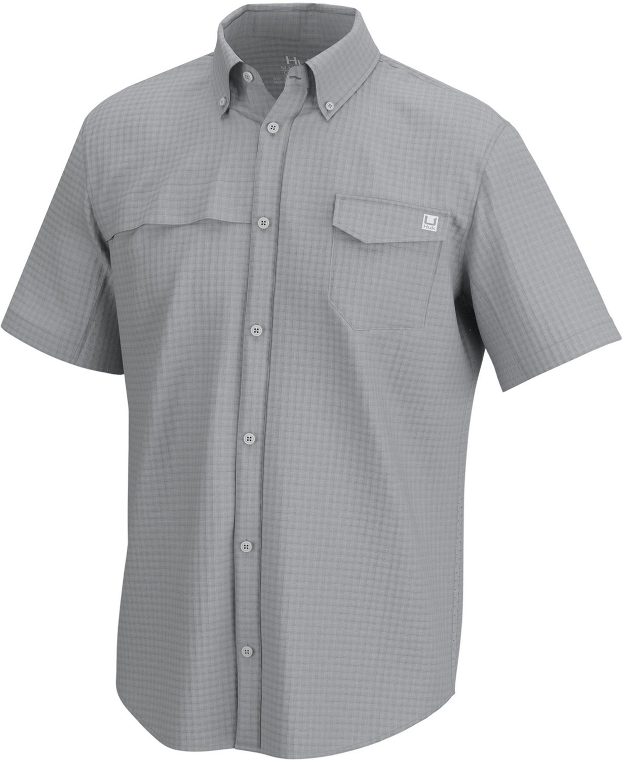 Huk Men's Tide Point Break Minicheck Button Down Shirt