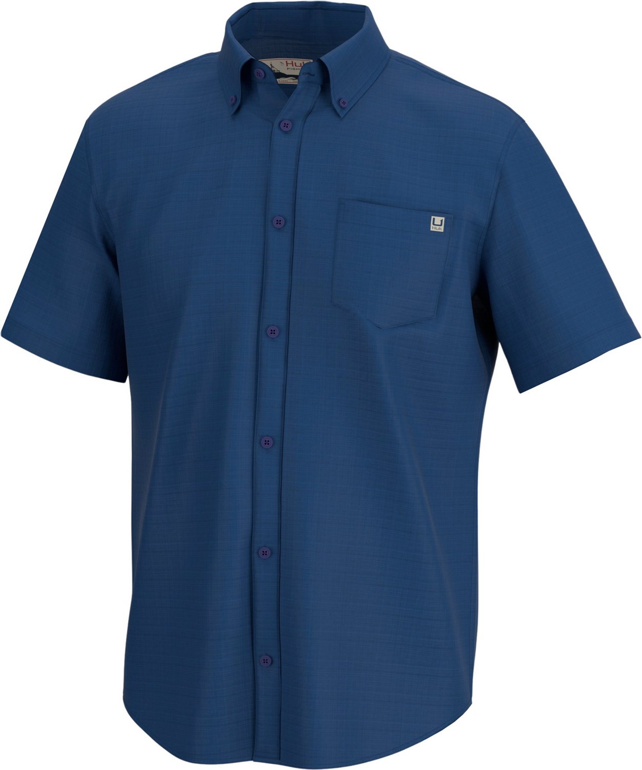 Huk Men's Kona Cross Dye Button Down Shirt