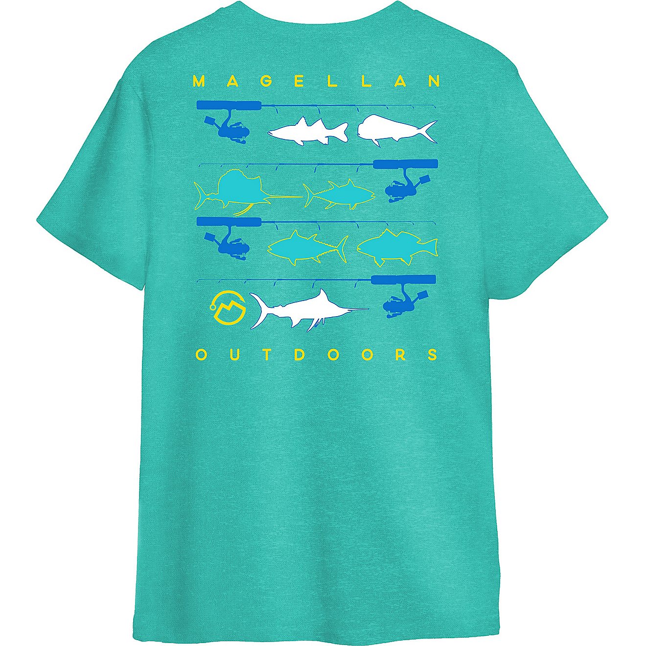 Magellan Outdoors Boys' Line Up Fish T-shirt                                                                                     - view number 2