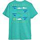 Magellan Outdoors Boys' Line Up Fish T-shirt                                                                                     - view number 2 image
