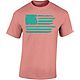 Academy Sports + Outdoors Men's Horizontal Flag Pop Short Sleeve T-shirt                                                         - view number 1 selected