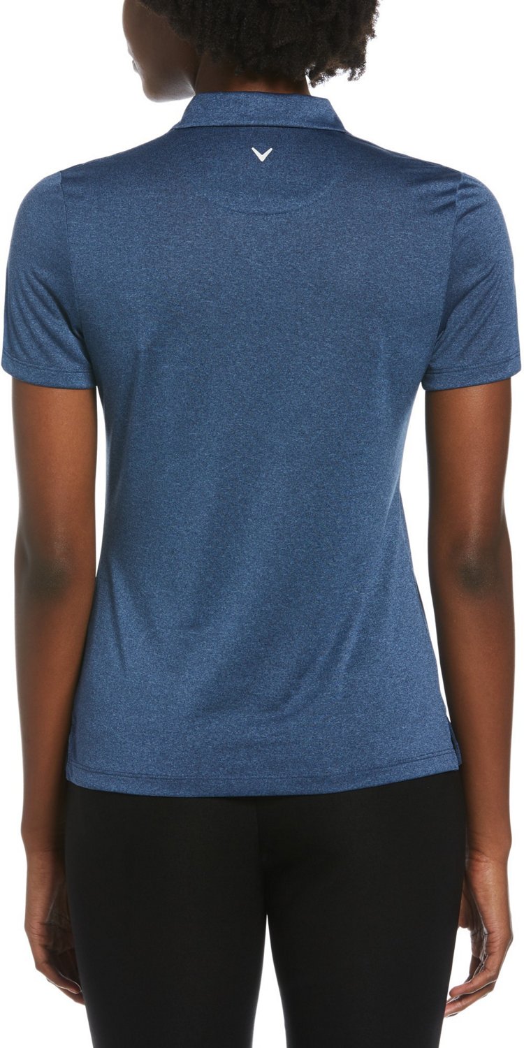 Callaway Women's 1/4-Zip Heather Polo Golf Shirt - view number 2