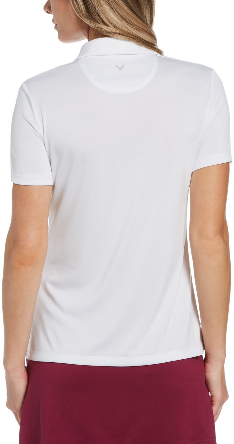 Callaway Women's 1/4-Zip Heather Polo Golf Shirt - view number 2