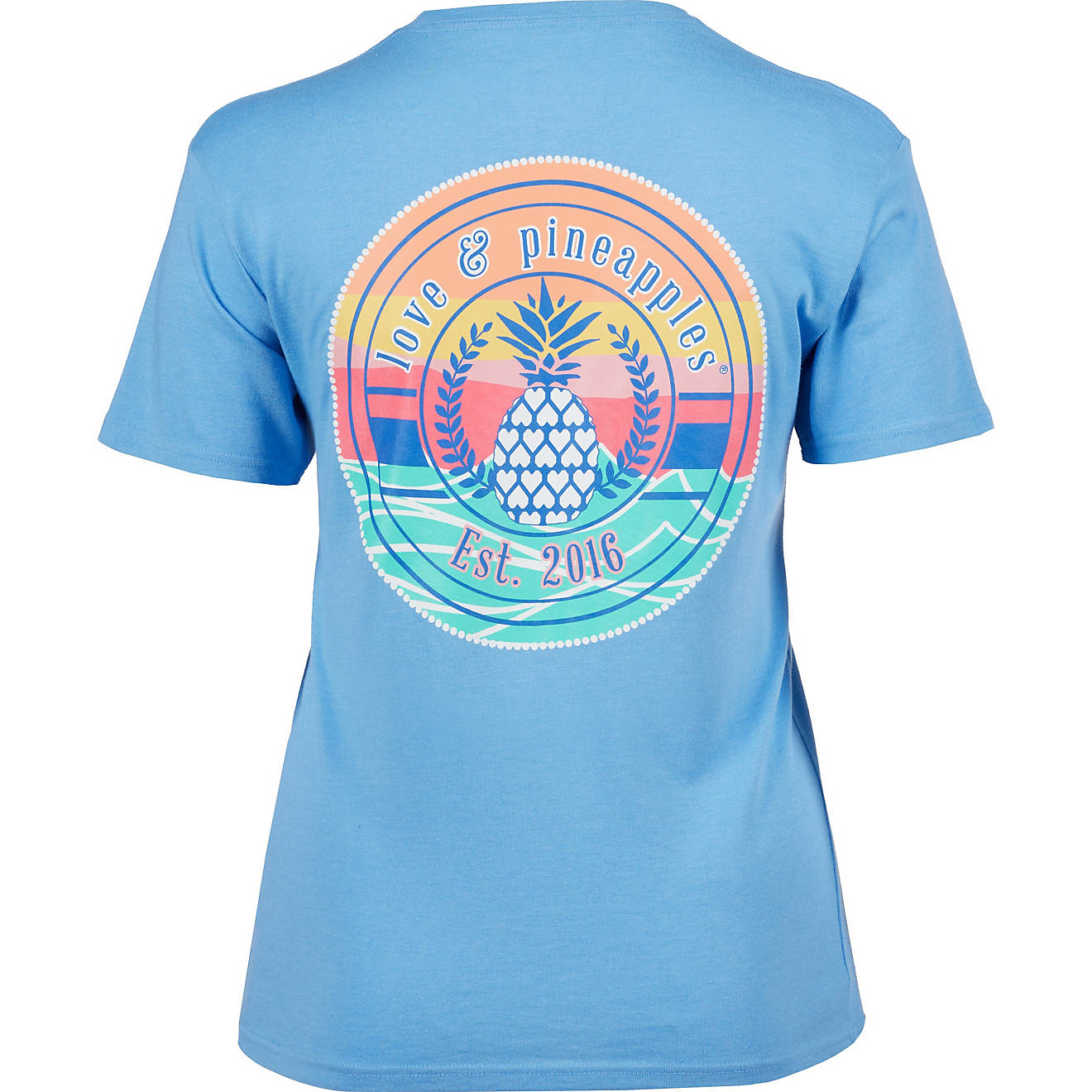 Love & Pineapples Women's Spring Scenic Logo T-shirt                                                                             - view number 1