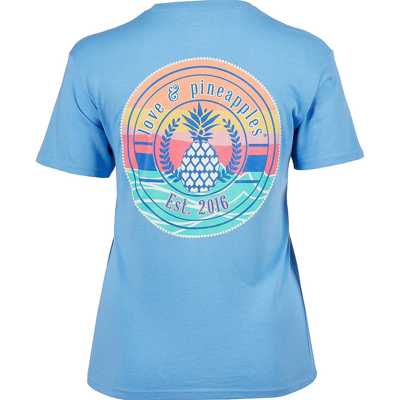 Love & Pineapples Women's Spring Scenic Logo T-shirt                                                                             - view number 3