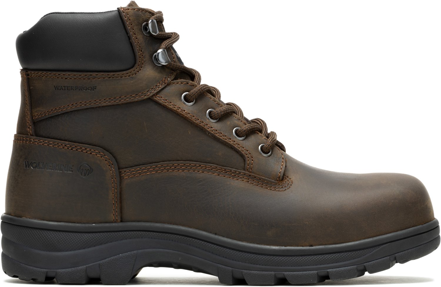 Wolverine waterproof steel outlet toe boots