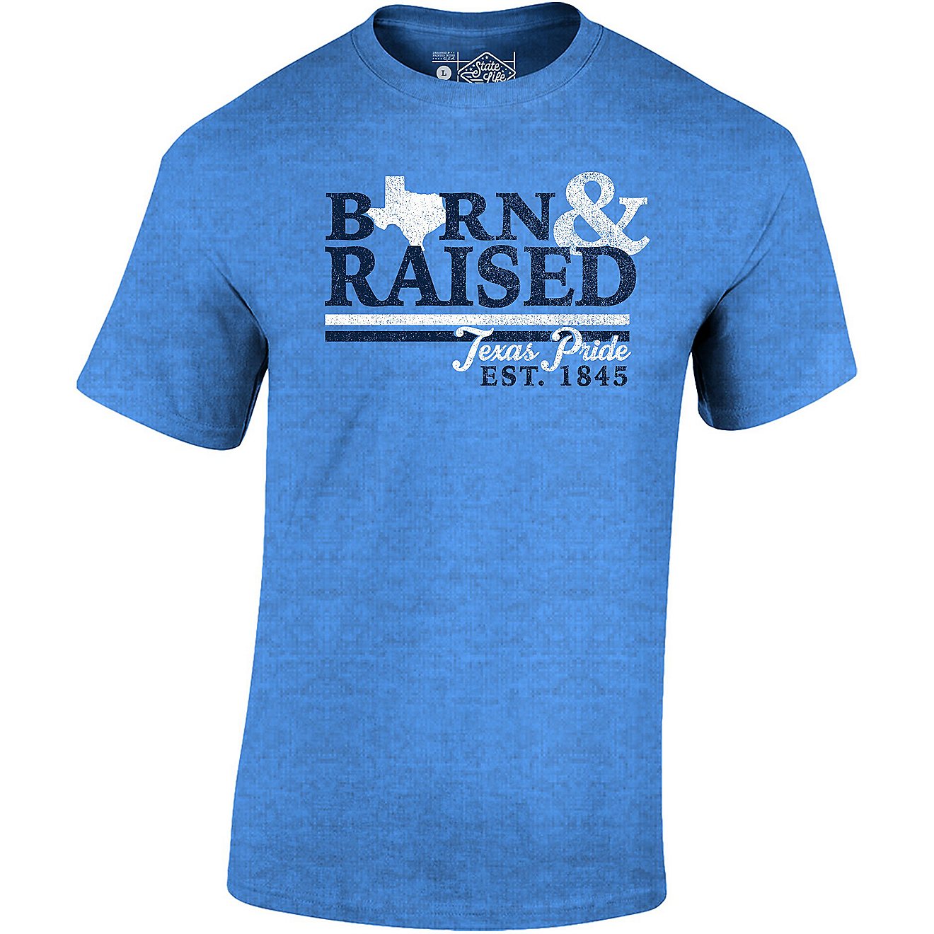 State Life Men's Born and Raised Texas T-shirt                                                                                   - view number 1