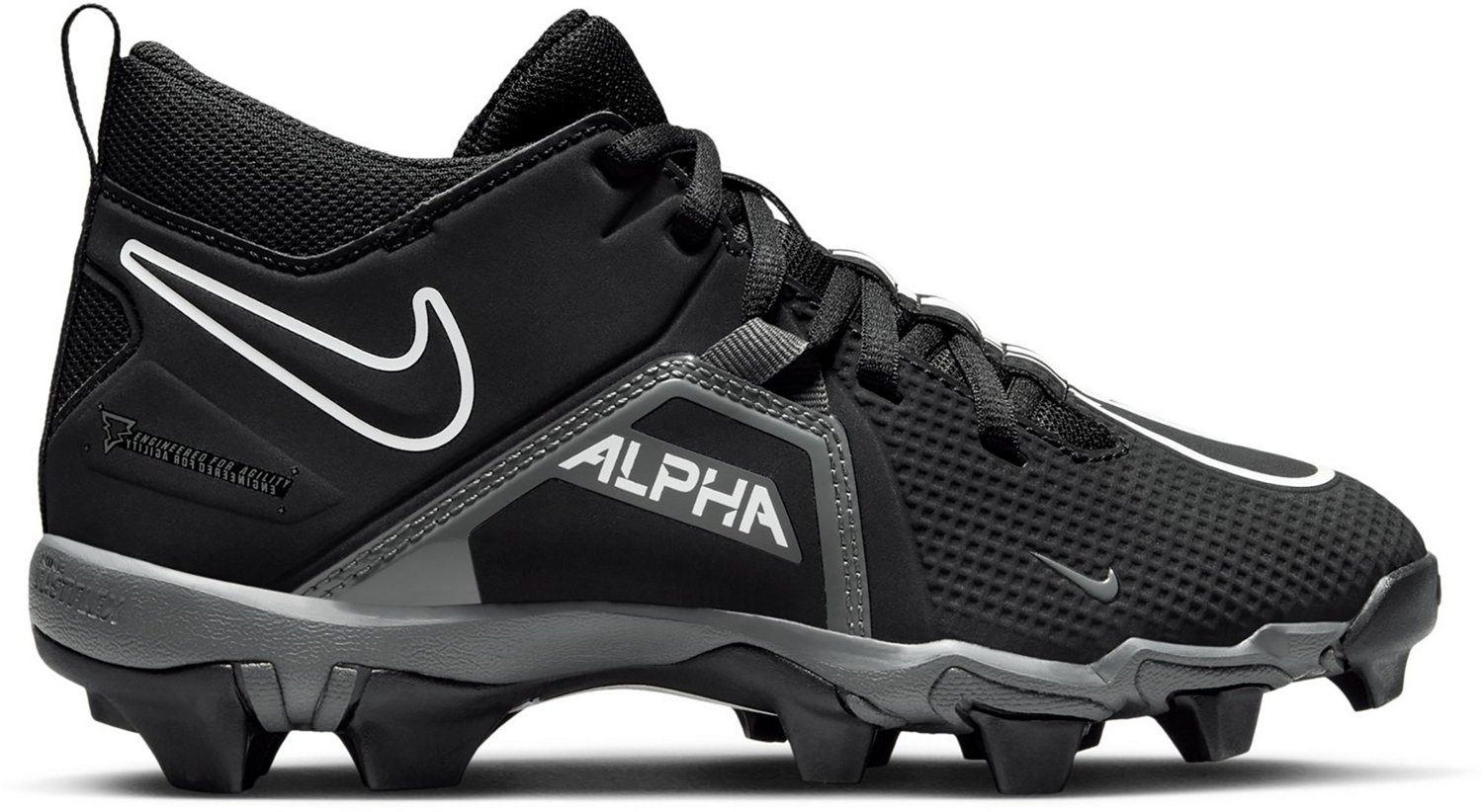 Nike Alpha Menace 3 Shark Little/Big Kids' Football Cleats (Wide).