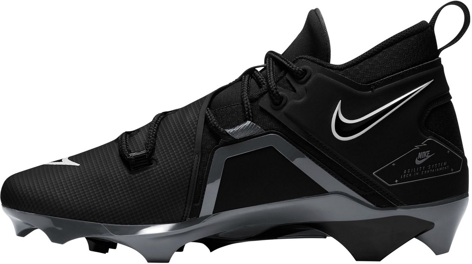 Nike Men's Alpha Menace Menace Pro 3 Football Cleats                                                                             - view number 2