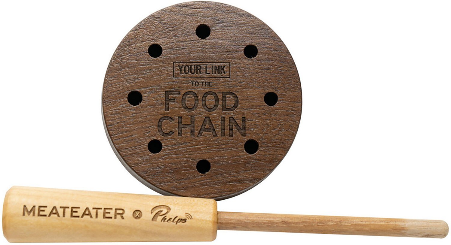 Phelps MeatEater Slate Over Glass Walnut Pot Turkey Call                                                                         - view number 2