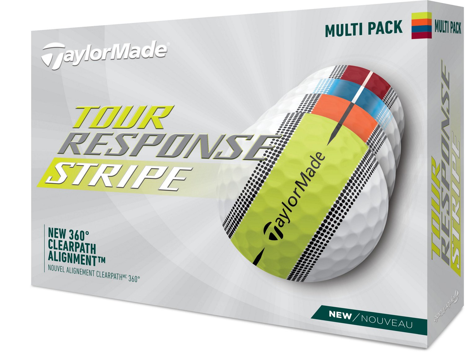 TaylorMade Tour Response Stripe Golf Balls 12-Pack                                                                               - view number 1