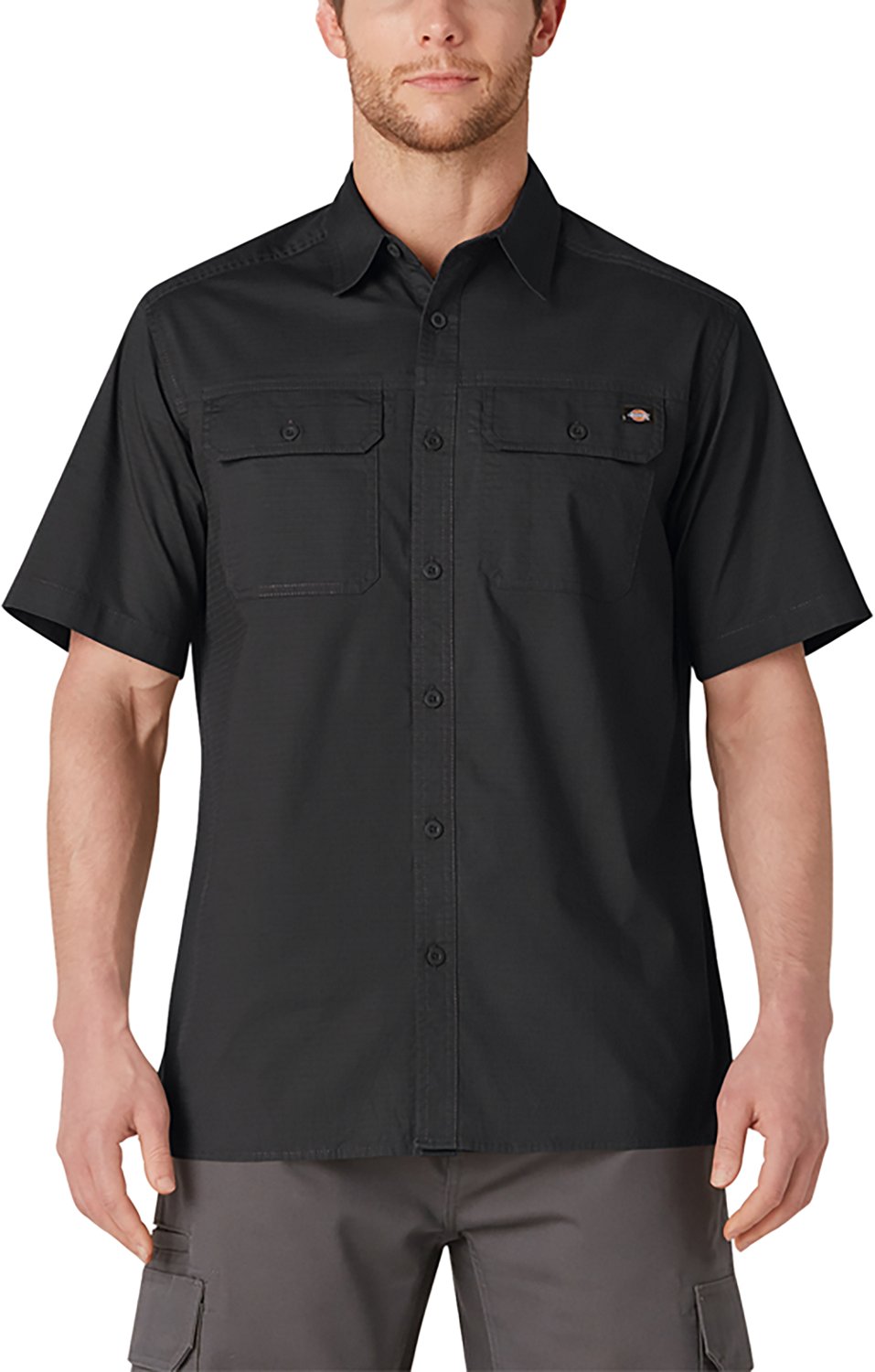 Dickies Men's Flex Ripstop Short Sleeve Button Down Shirt                                                                        - view number 1