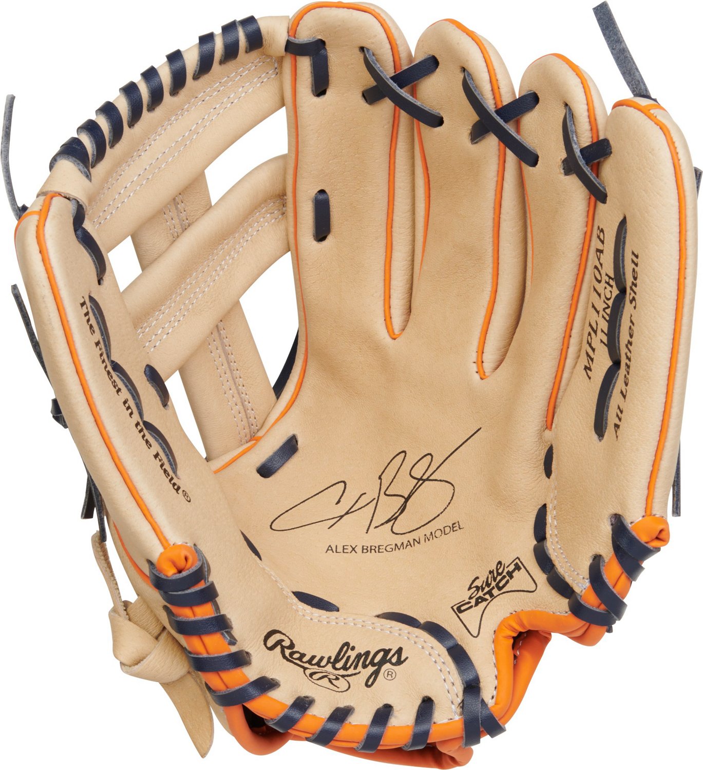 Rawlings 11 in Youth Alex Bregman Mark of a Pro Lite with Sure Catch Fielding Baseball Glove                                     - view number 3